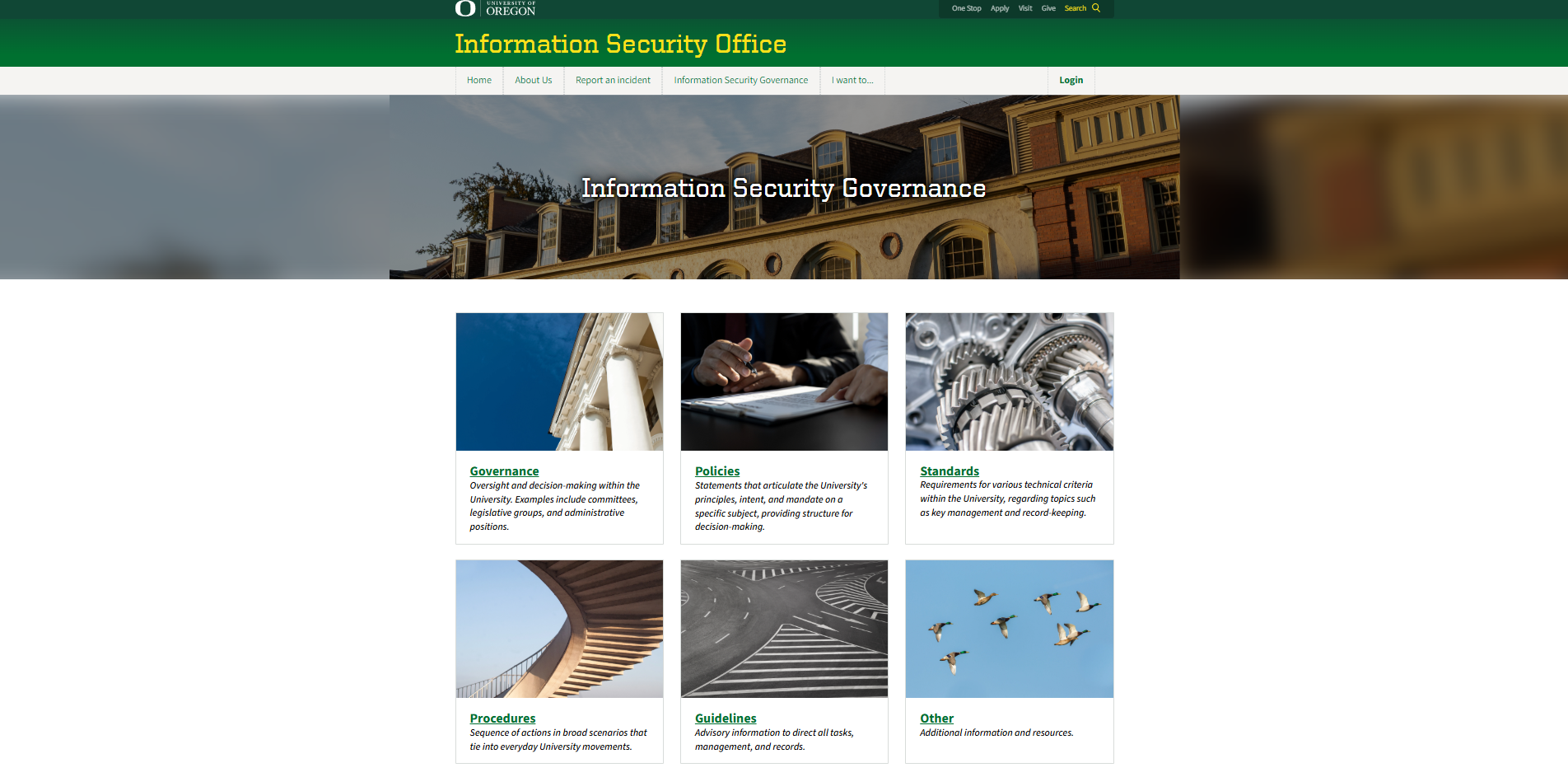 Secure-U Governance page