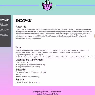 Emily's Site