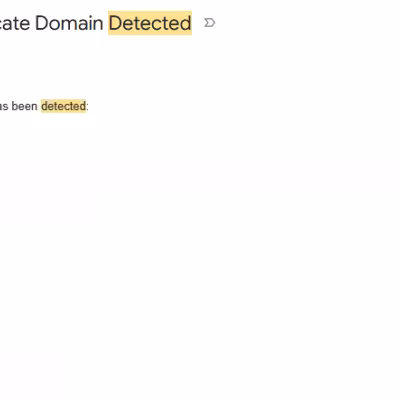Domain Tracker